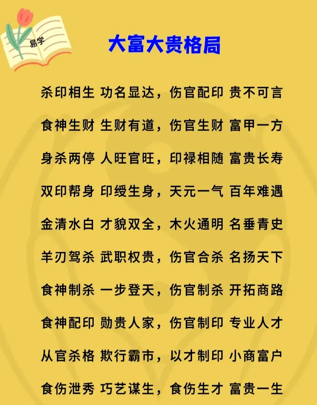正官八字(正官八字怎么看)