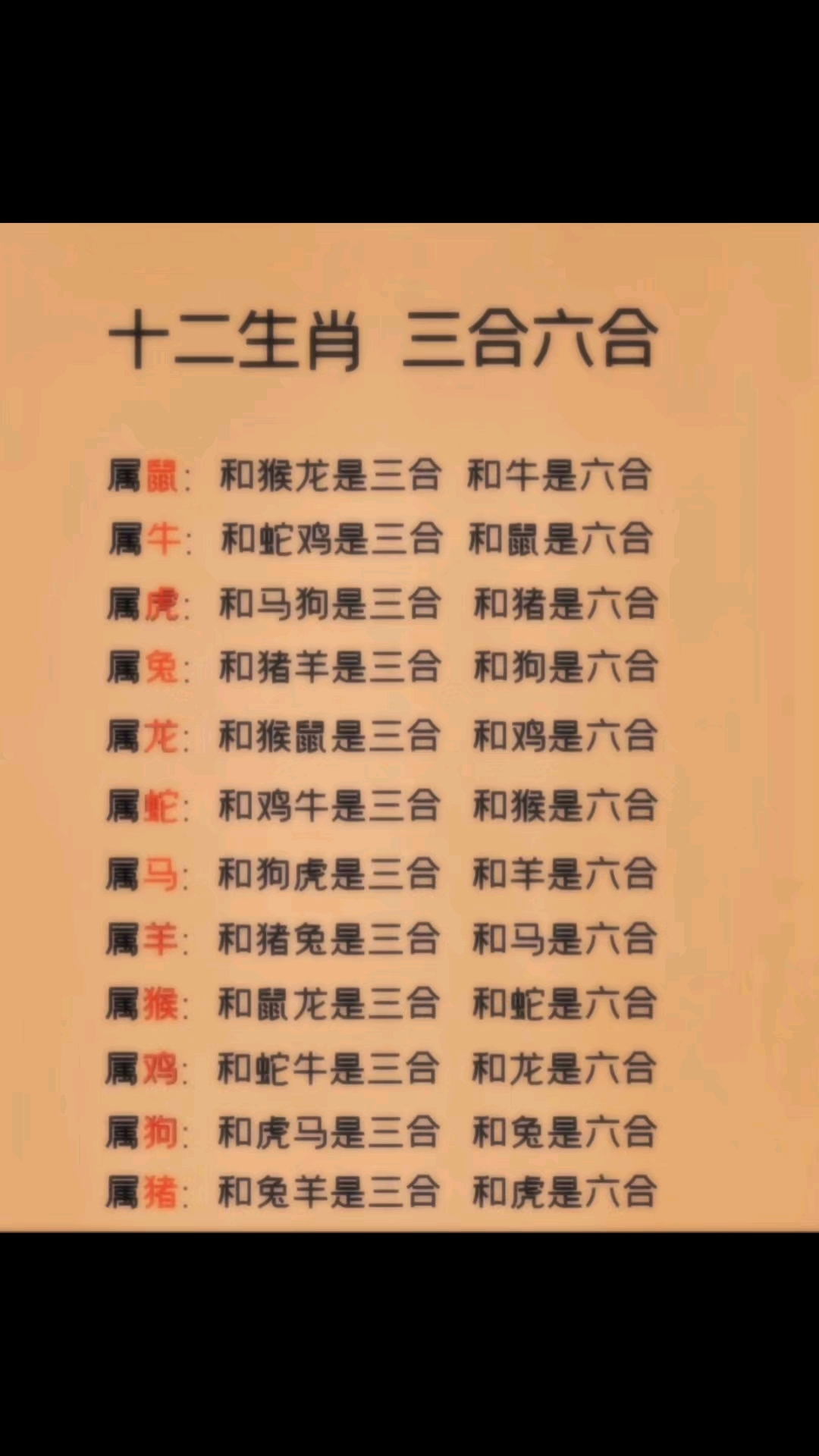 生肖配对表合与不合(生肖配对表合与不合怎么看)