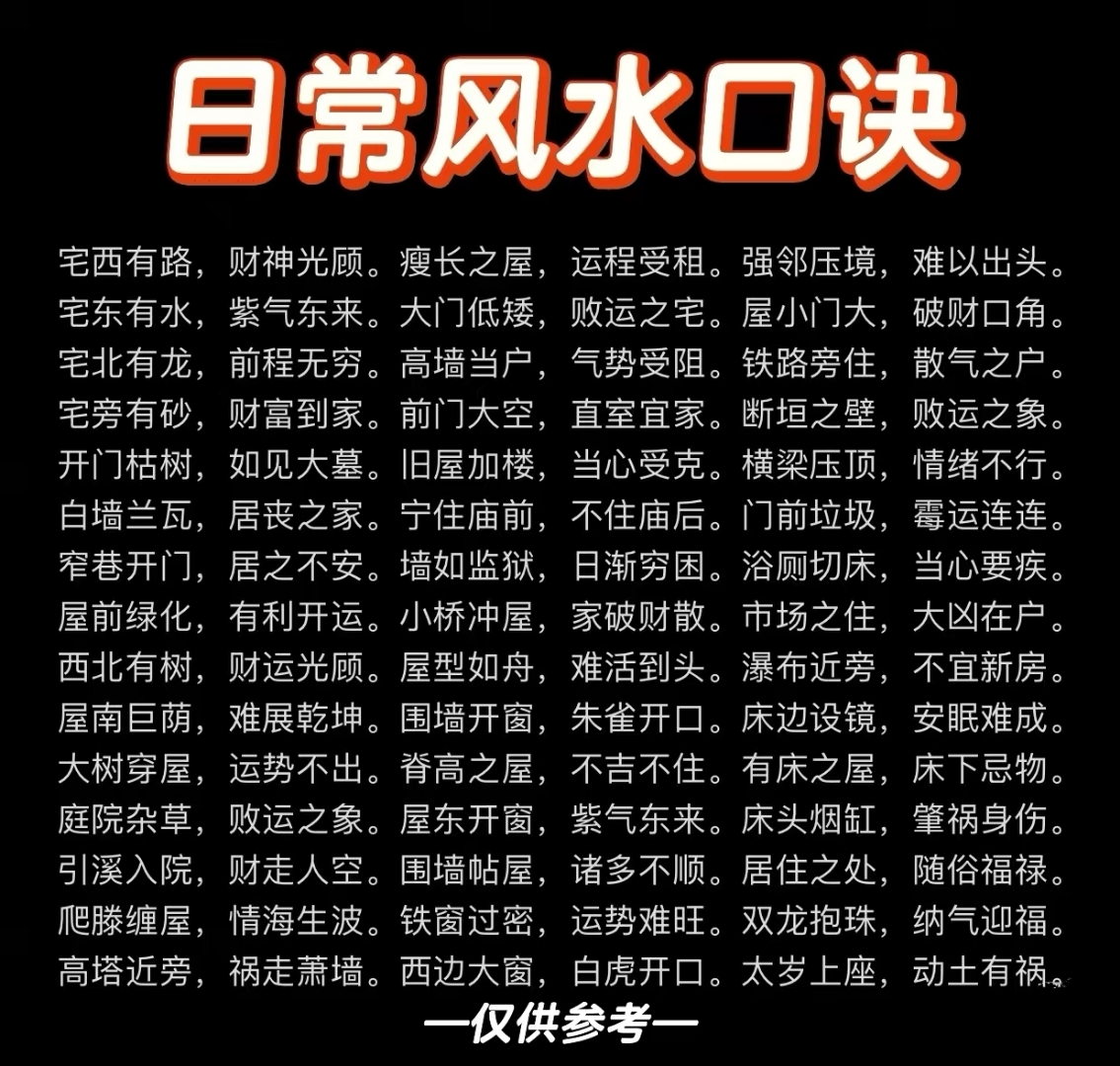 风水必背口诀聚风藏气的意思 风水必背口诀聚风藏气的意思