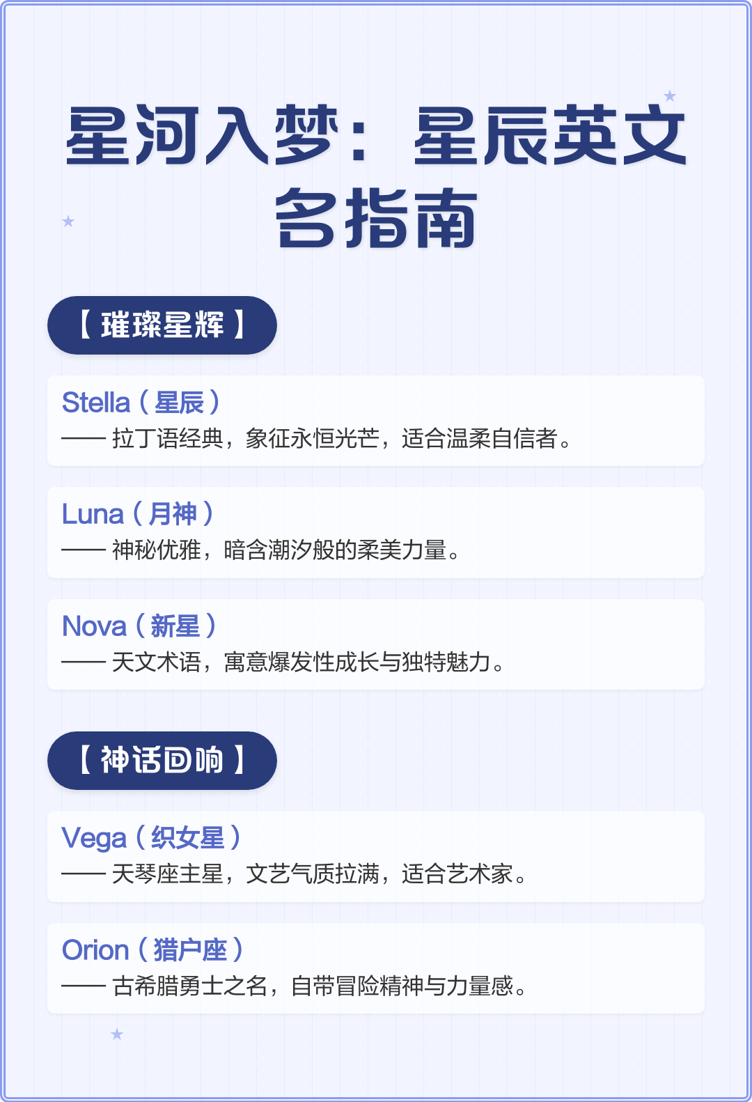 权威名字指南 权威名字指南