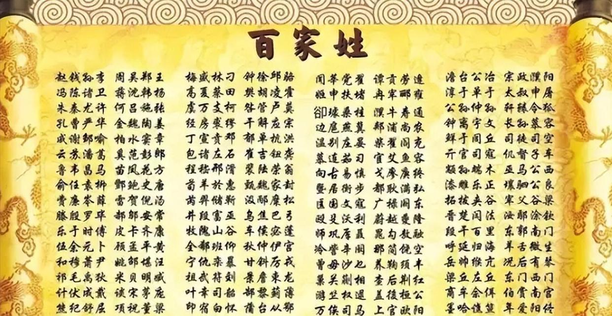 百家姓第100位大约多少人