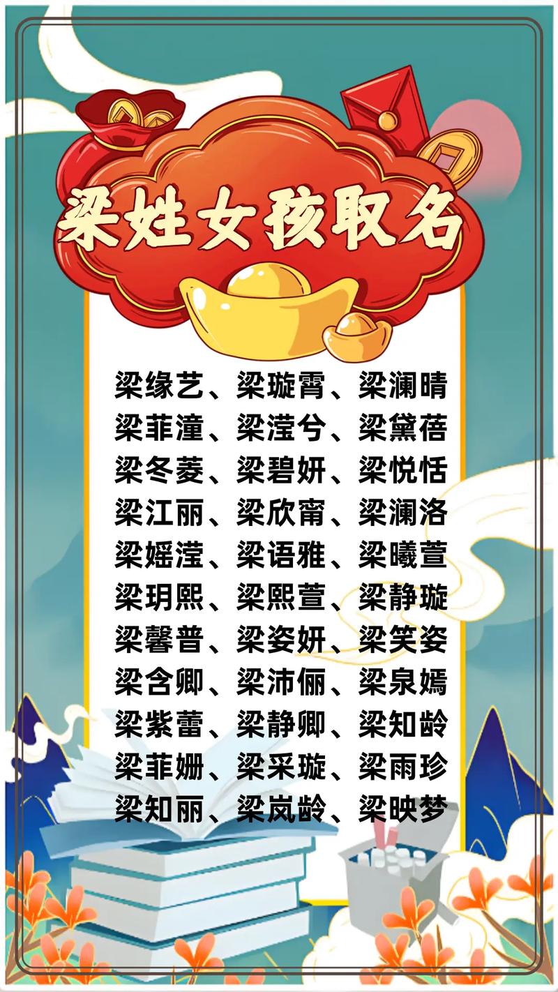 梁字取名男孩名字