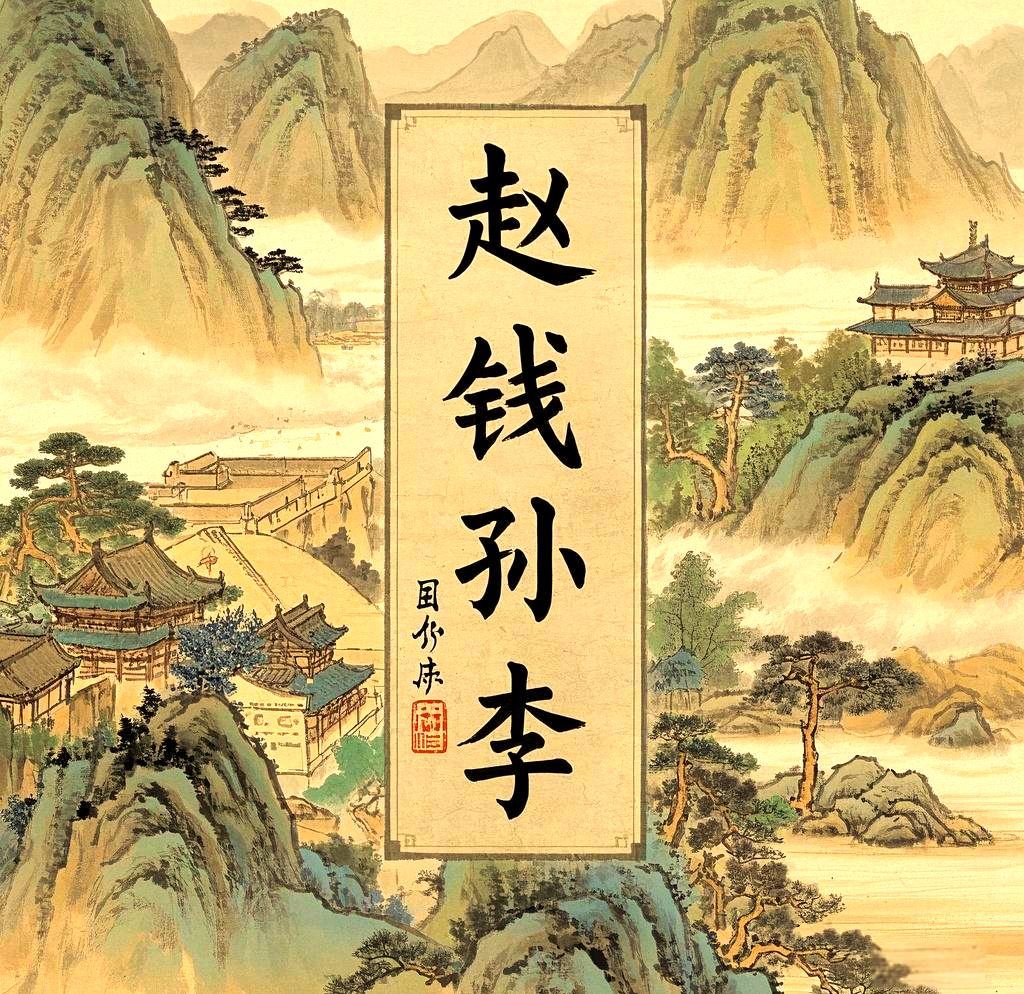 老百家姓排名赵钱孙李 老百家姓排名赵钱孙李