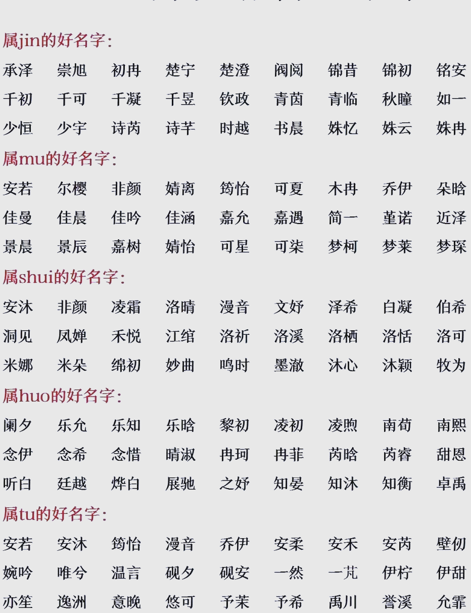 起名打分免费测试最准