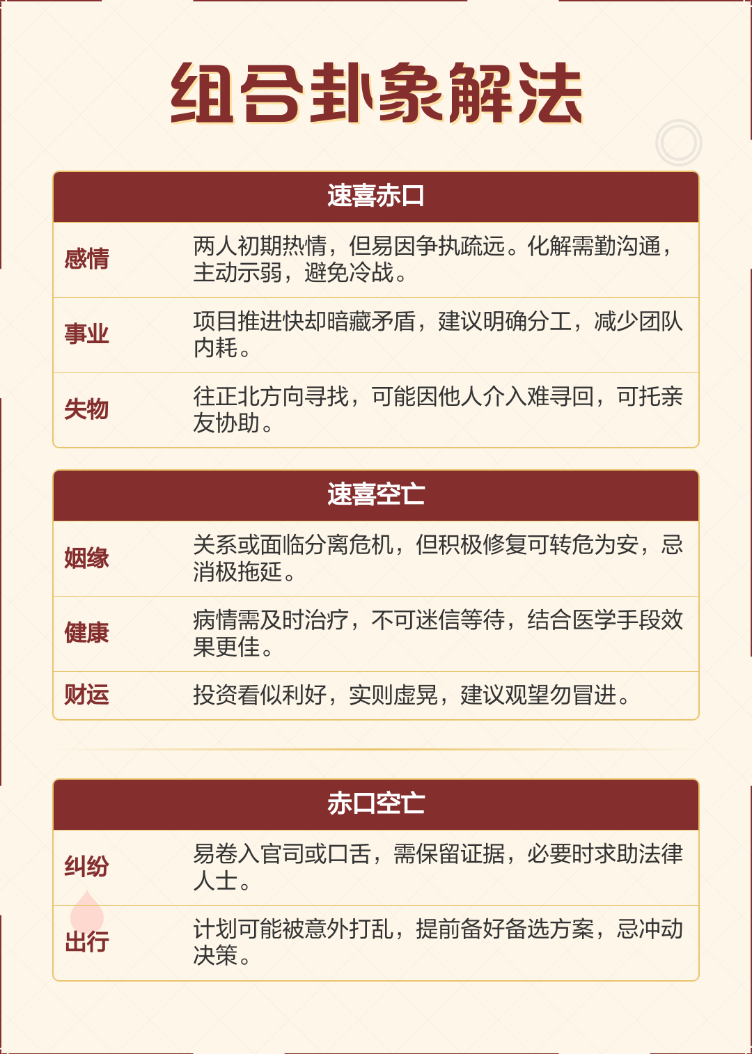 赤口卦对感情的暗示 赤口卦对感情的暗示