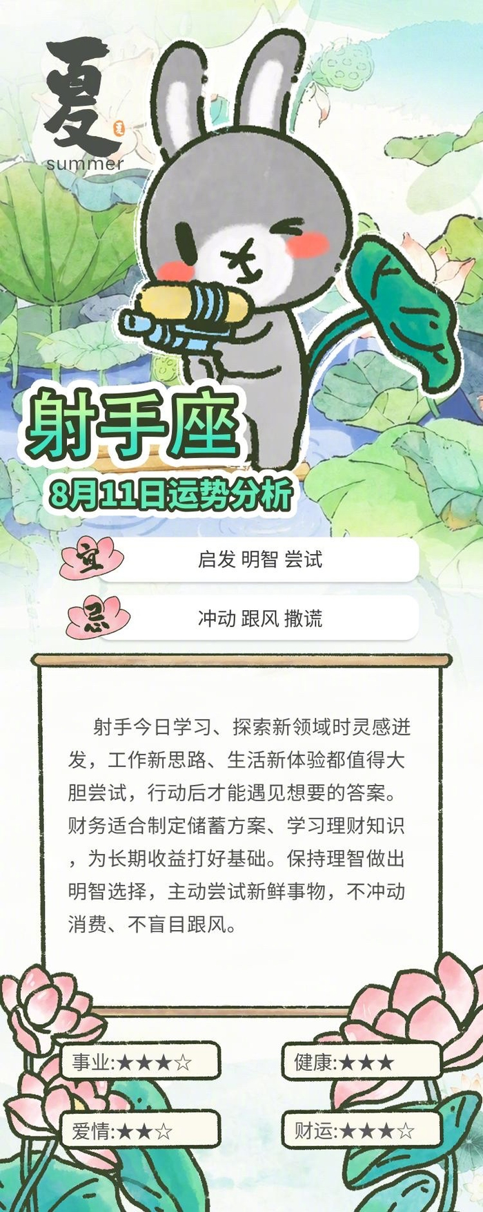 星座今日运气分析