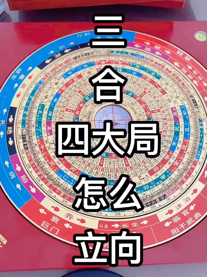 三合风水罗盘兼向图解大全