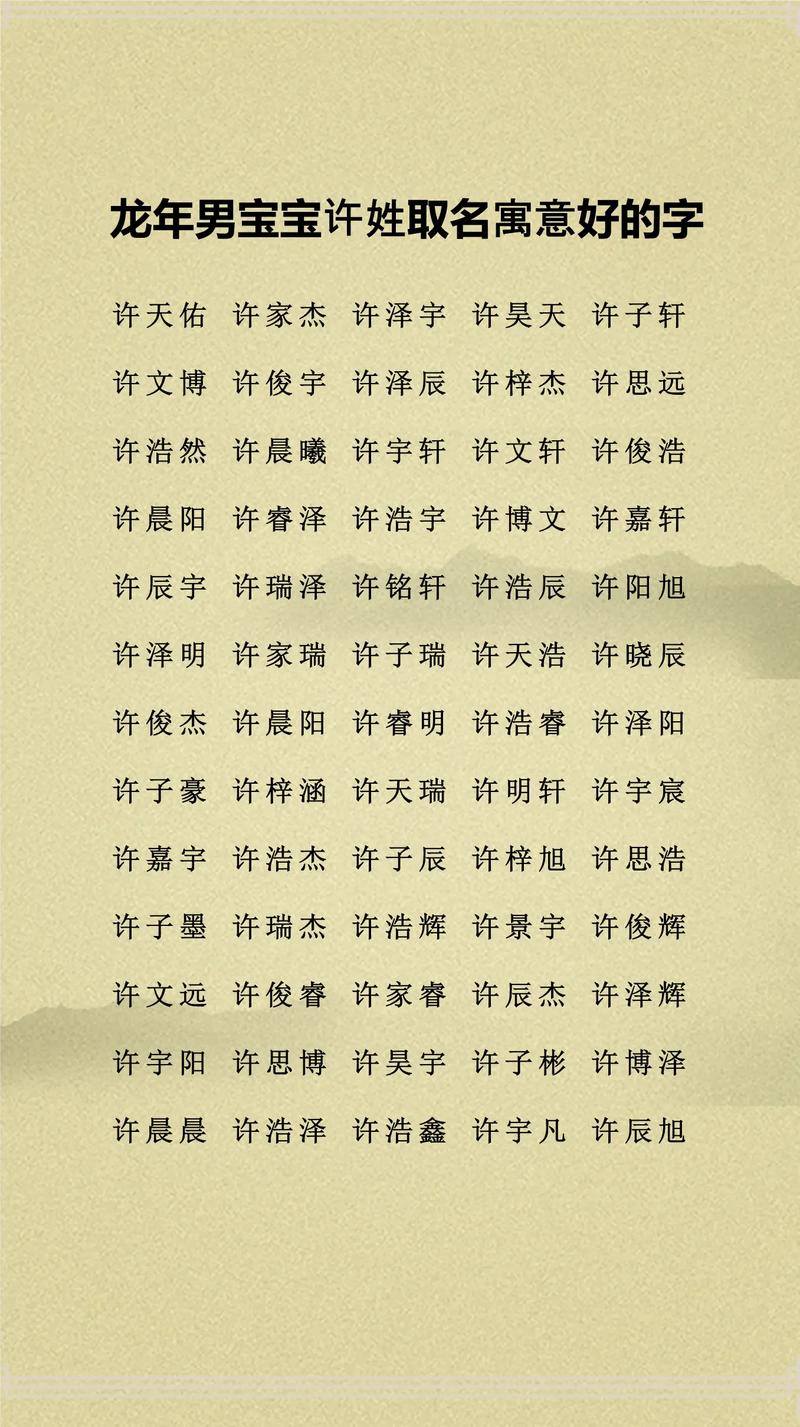当下名字好不好