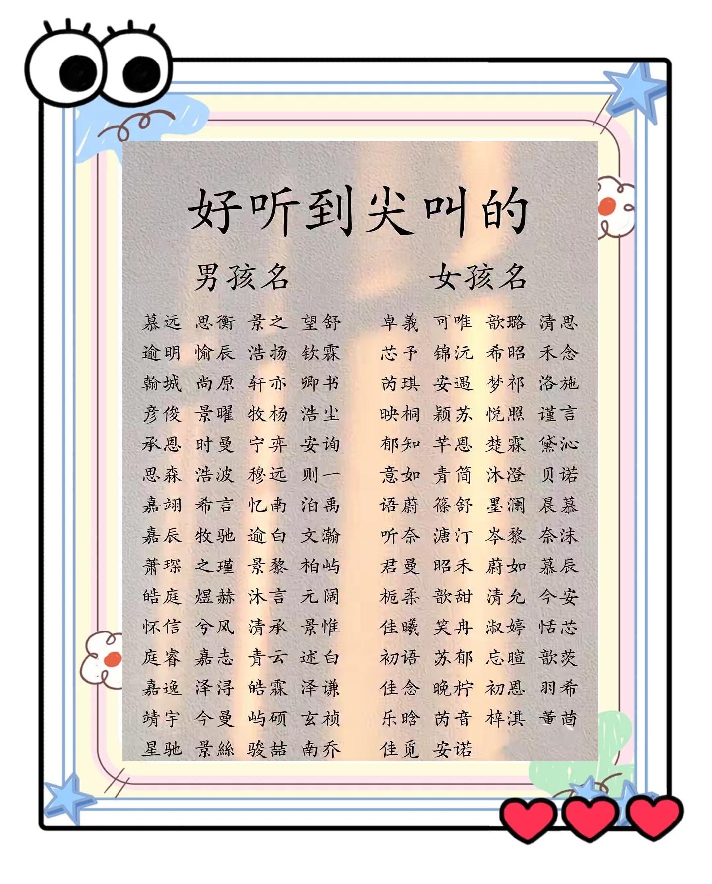 精准名字详解 精准名字详解