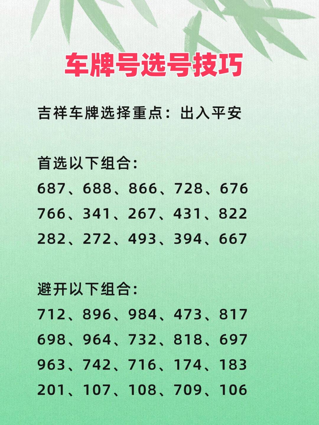 车牌号数字五行怎么看
