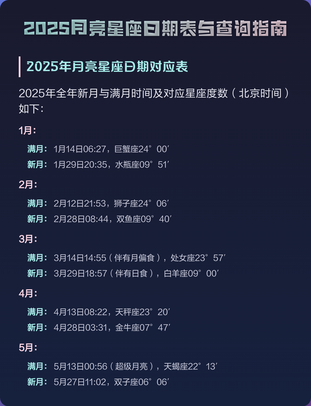 查询星座日期查询 查询星座日期查询