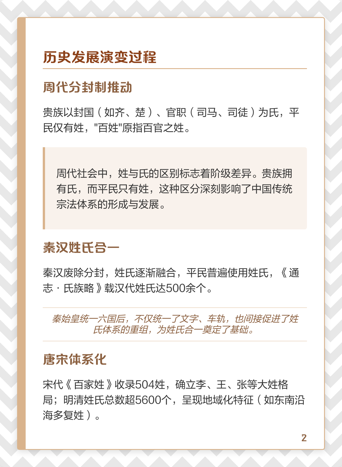 百家姓的排名和演变