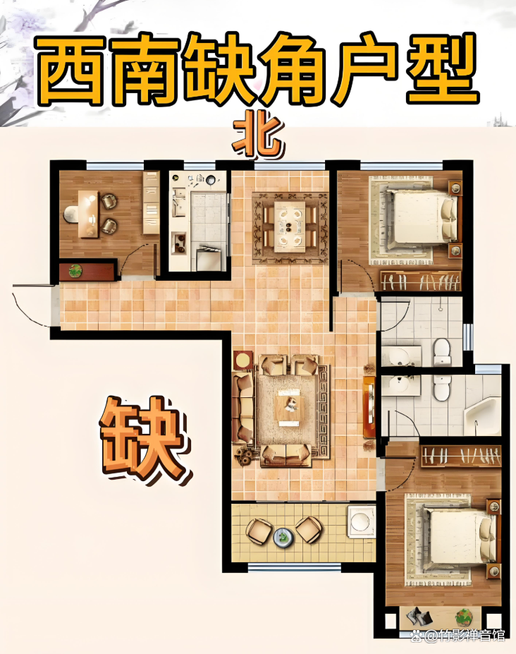 西北缺角最佳解决方法