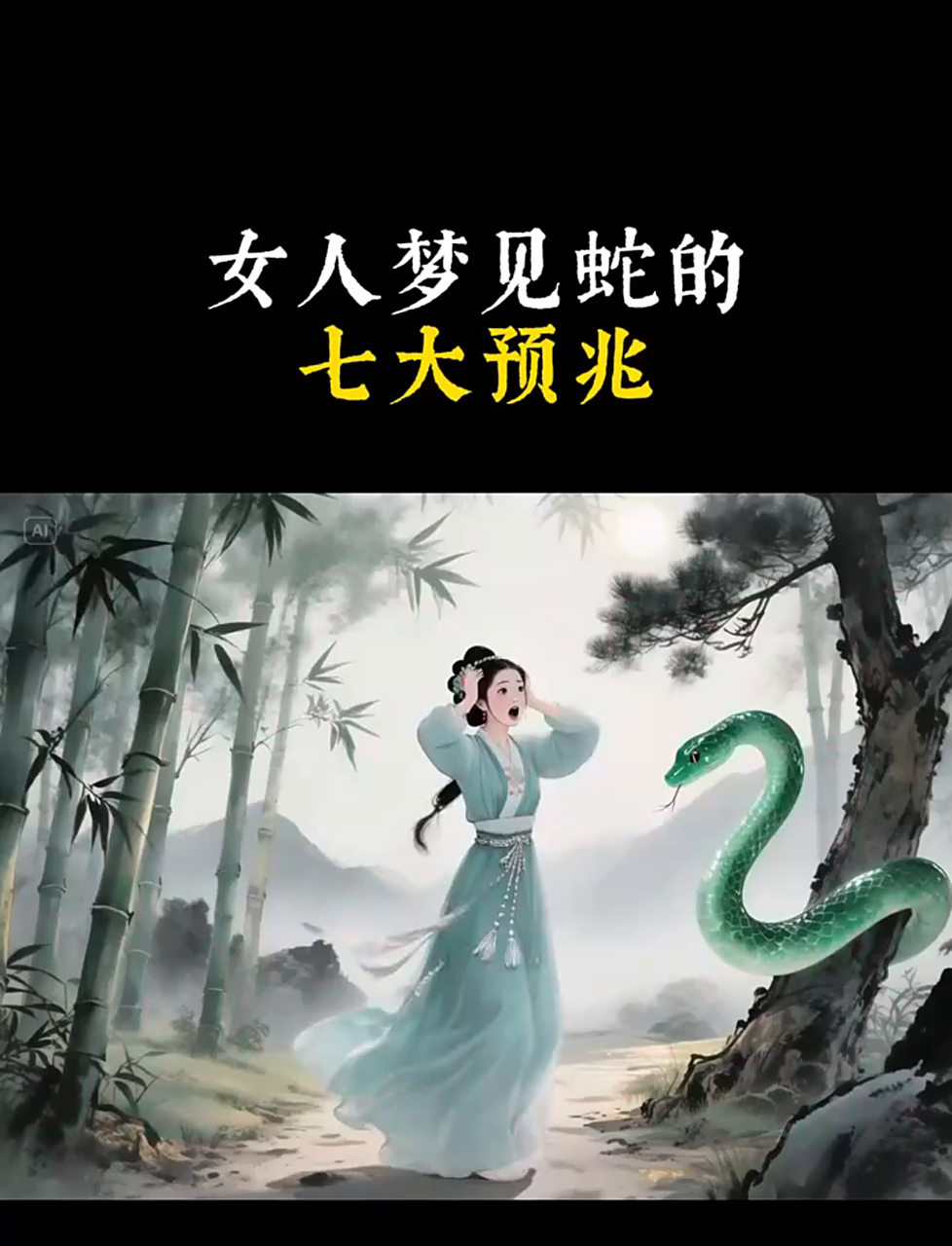 周公解梦梦到蛇缠身