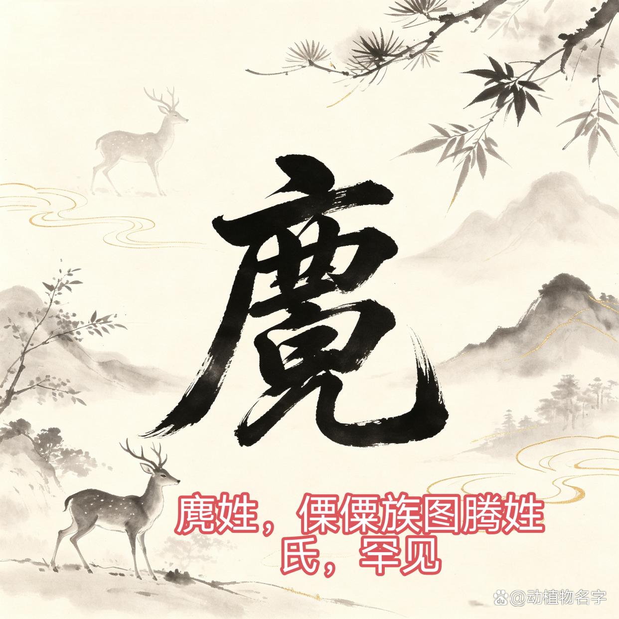 姓比喻什么动物