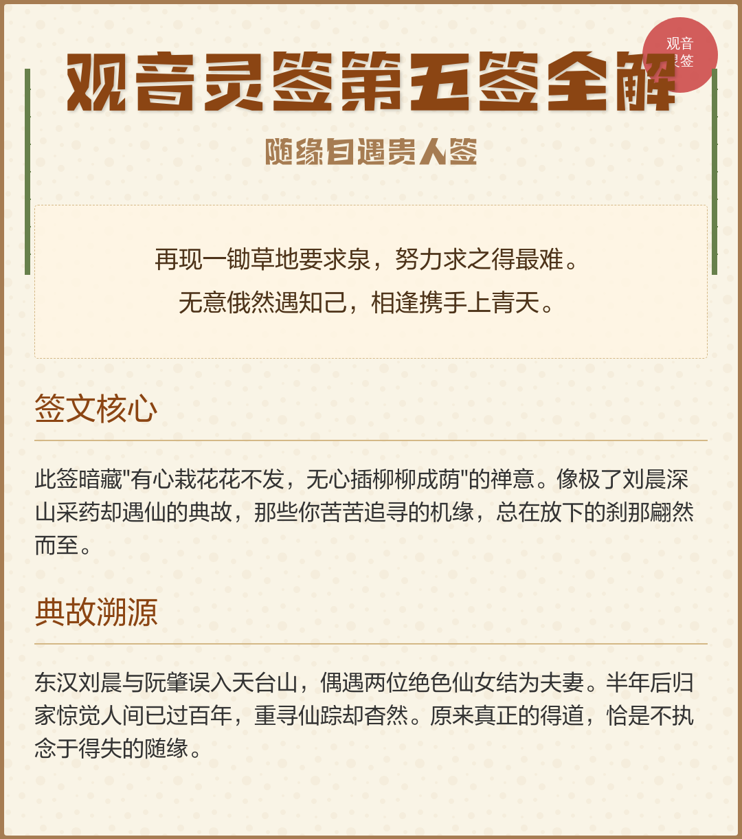观音菩萨灵签免费抽签大全