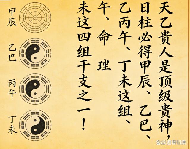 自带天乙贵人的日柱
