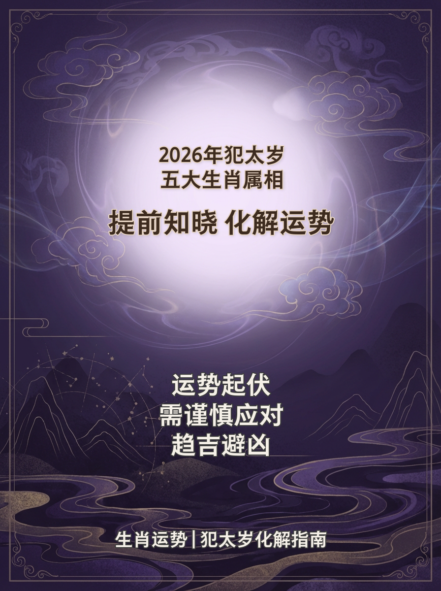 十二生肖害太岁