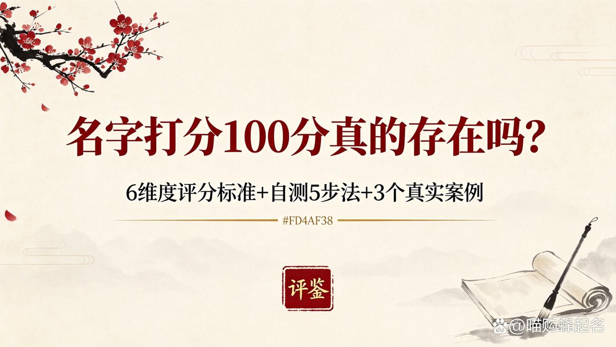 名字打分测试分