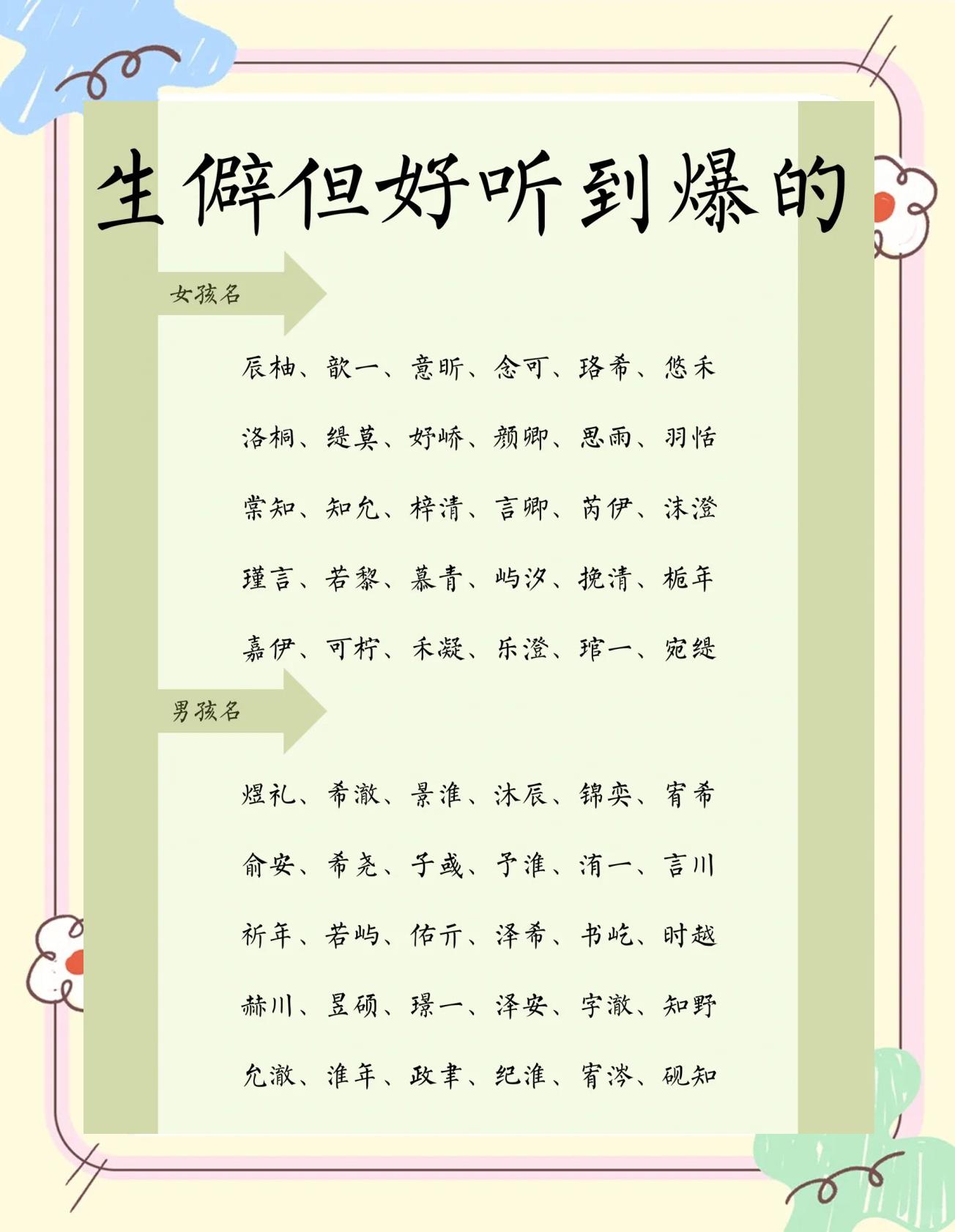 姓名起名禁忌