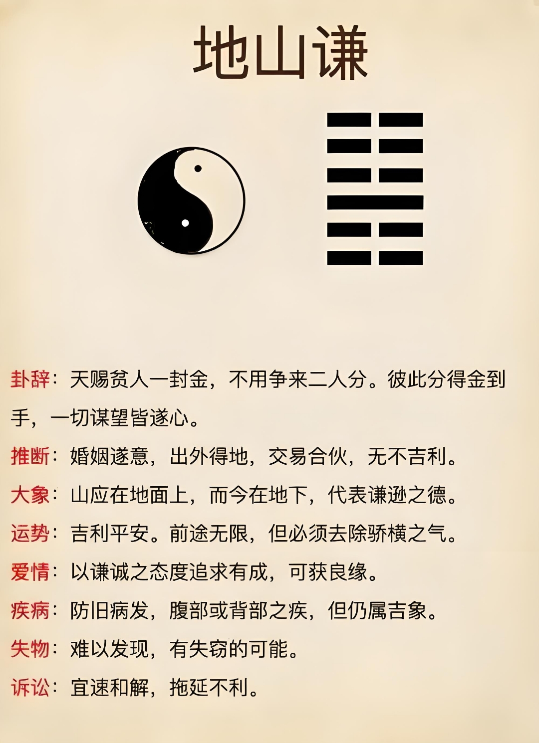 六爻免费占卜一卦结果解读