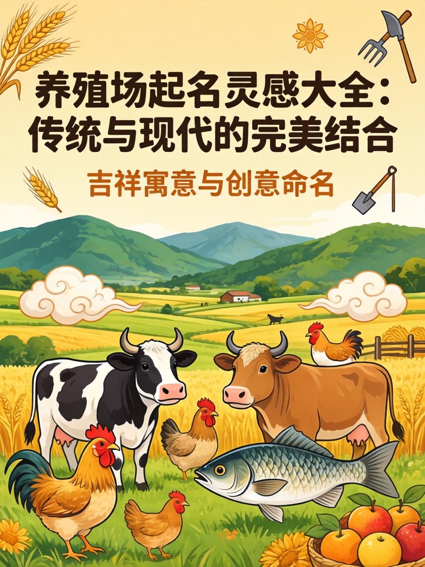 养殖场起名(养殖场起名字大全免费)