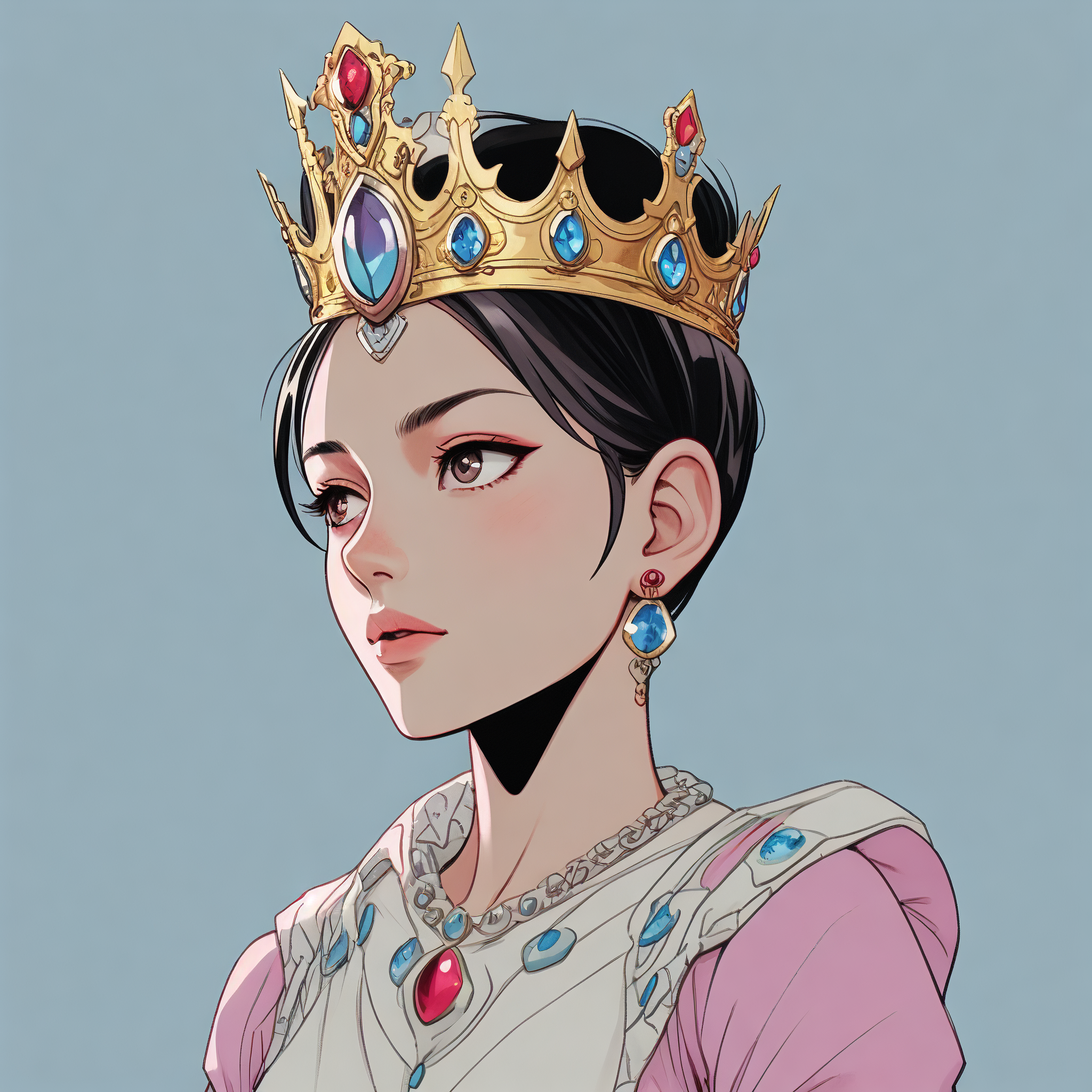 包含100个稀有姓氏漫画头像的词条