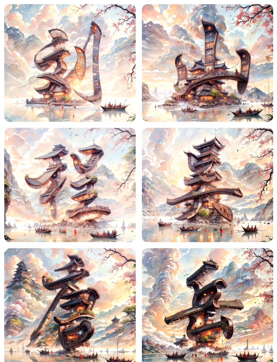 百家姓绘画图片(字画图片大全大图)