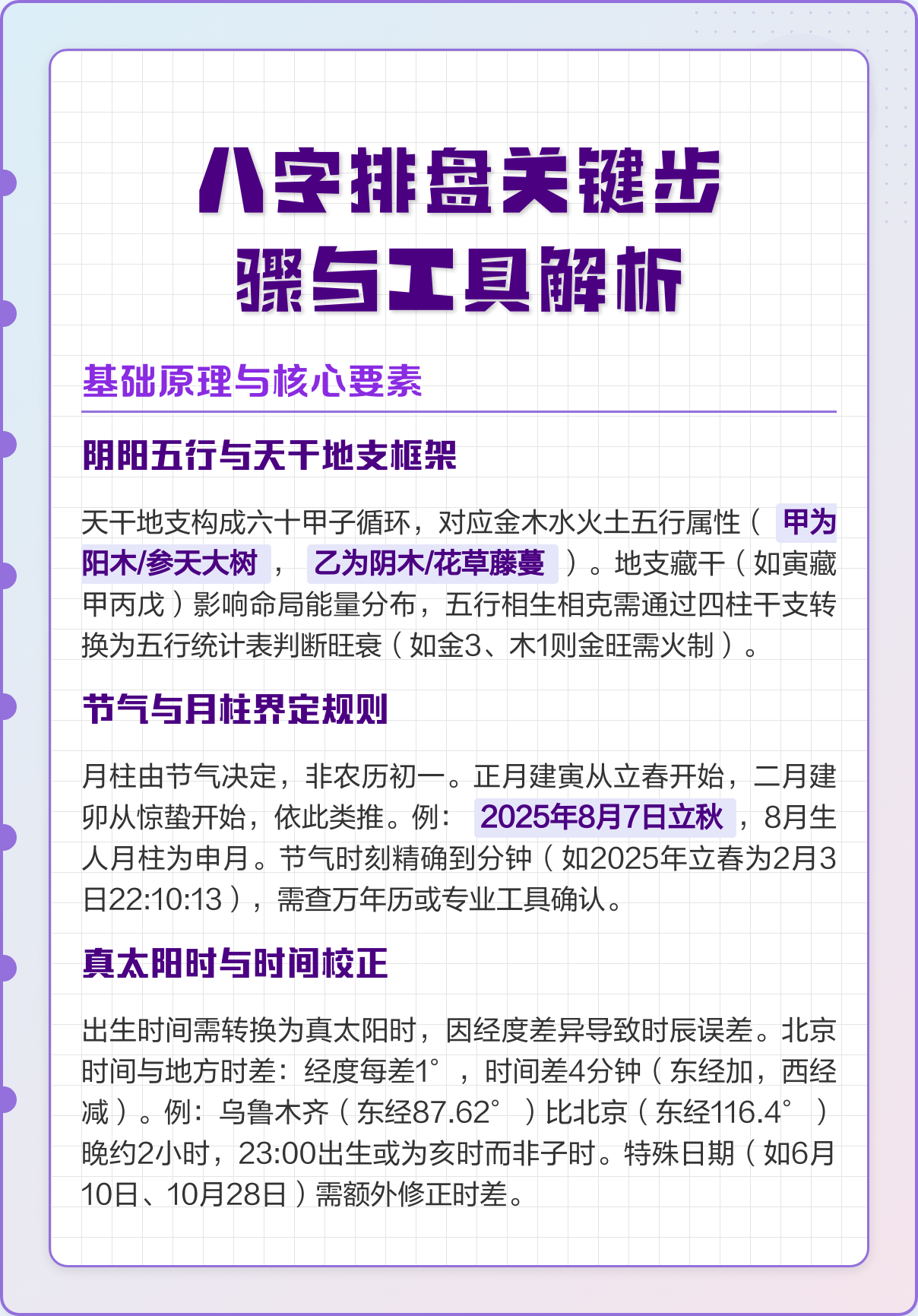 关于真太阳时八字排盘软件免费下载的信息