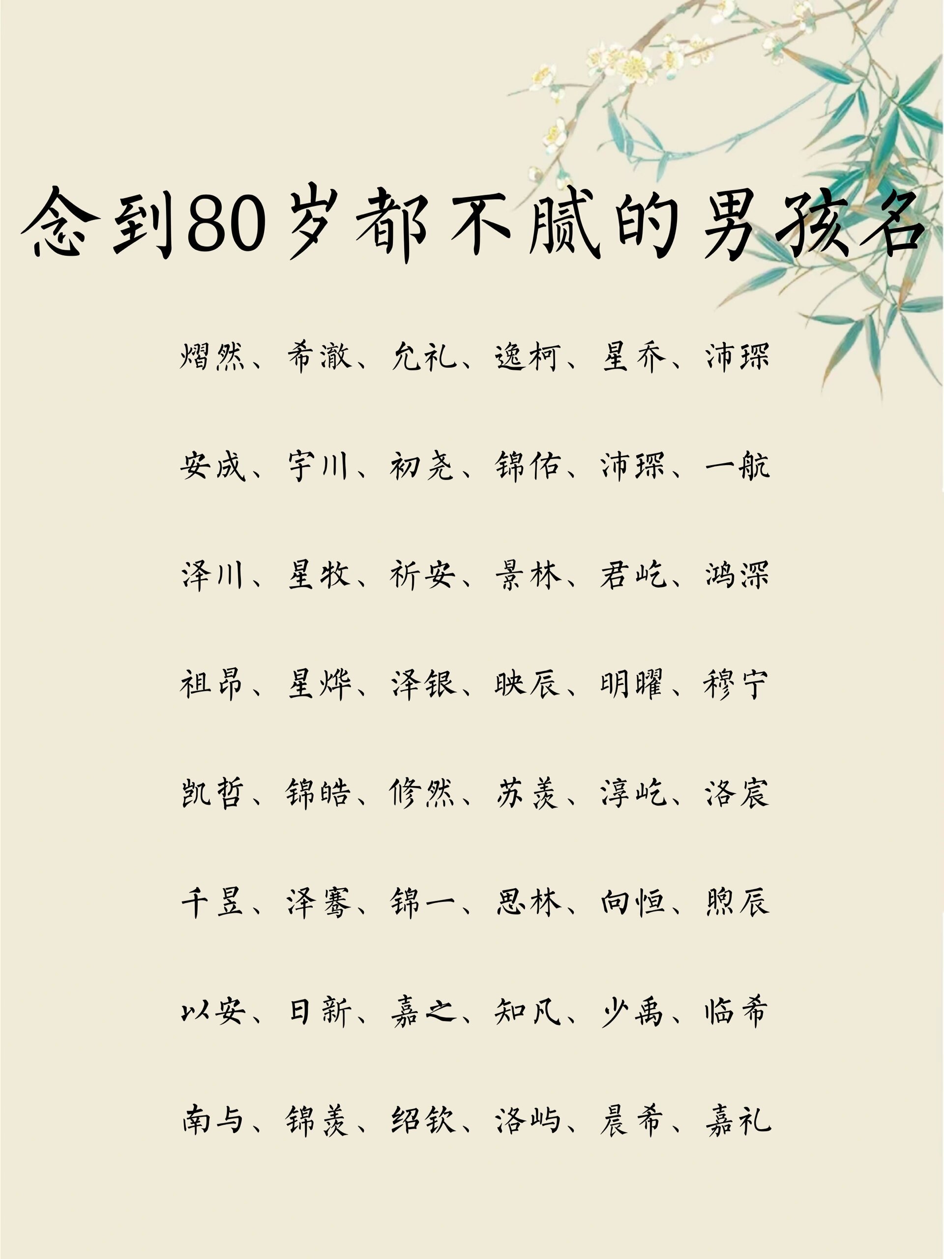 起名字男孩名字(华字起名字男孩名字)