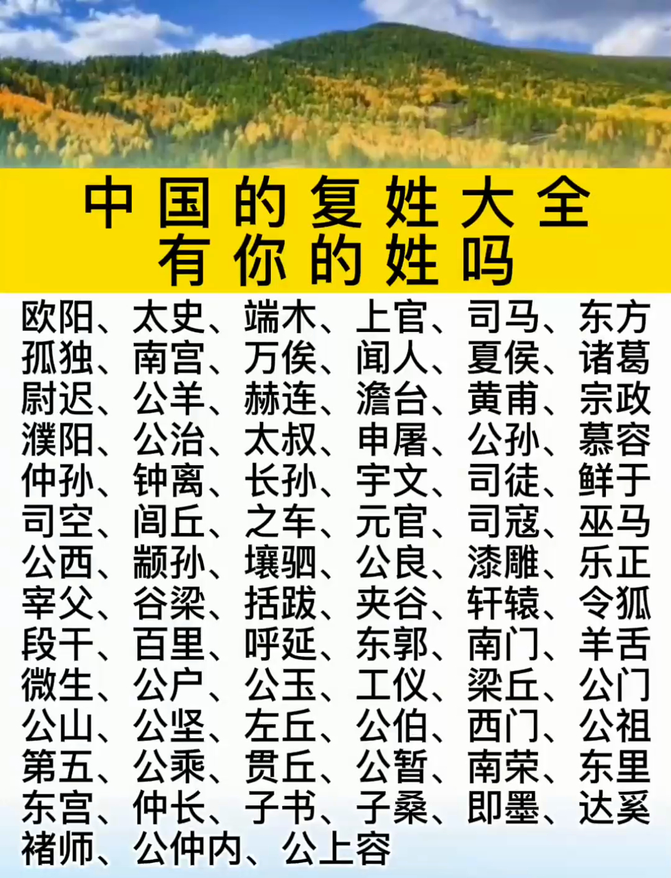 百家姓完整版2023(百家姓完整版2023版) 百家姓完整版2023(百家姓完整版2023版)
