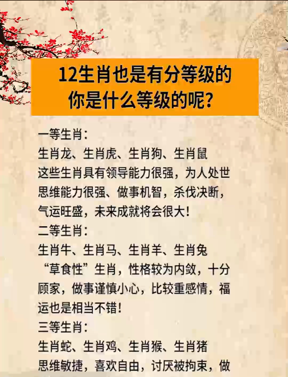 12个生肖排名(12生肖排名顺序的由来)