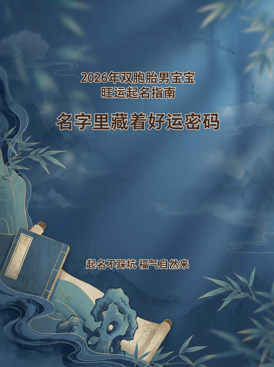 双胞胎起名网(双胞胎起名字大全免费)