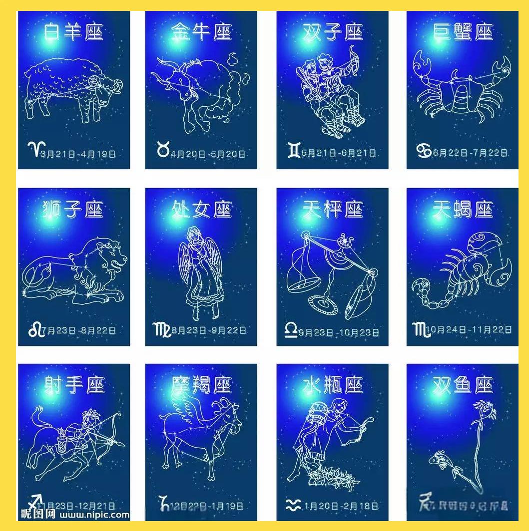 12星座的月份表公历(12星座12星座的月份表)