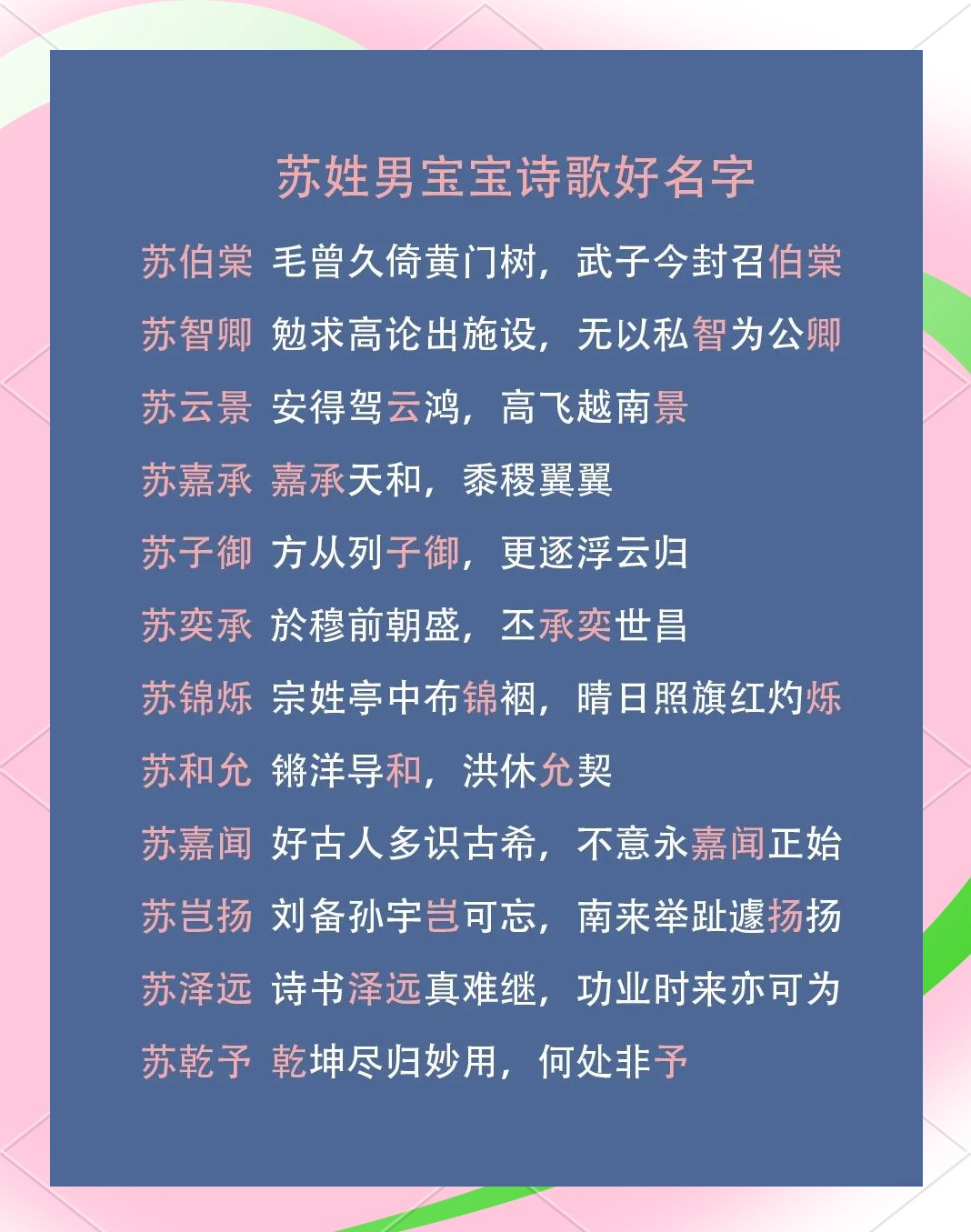 名字诗经(名字诗经楚辞寓意好的字) 名字诗经(名字诗经楚辞寓意好的字)