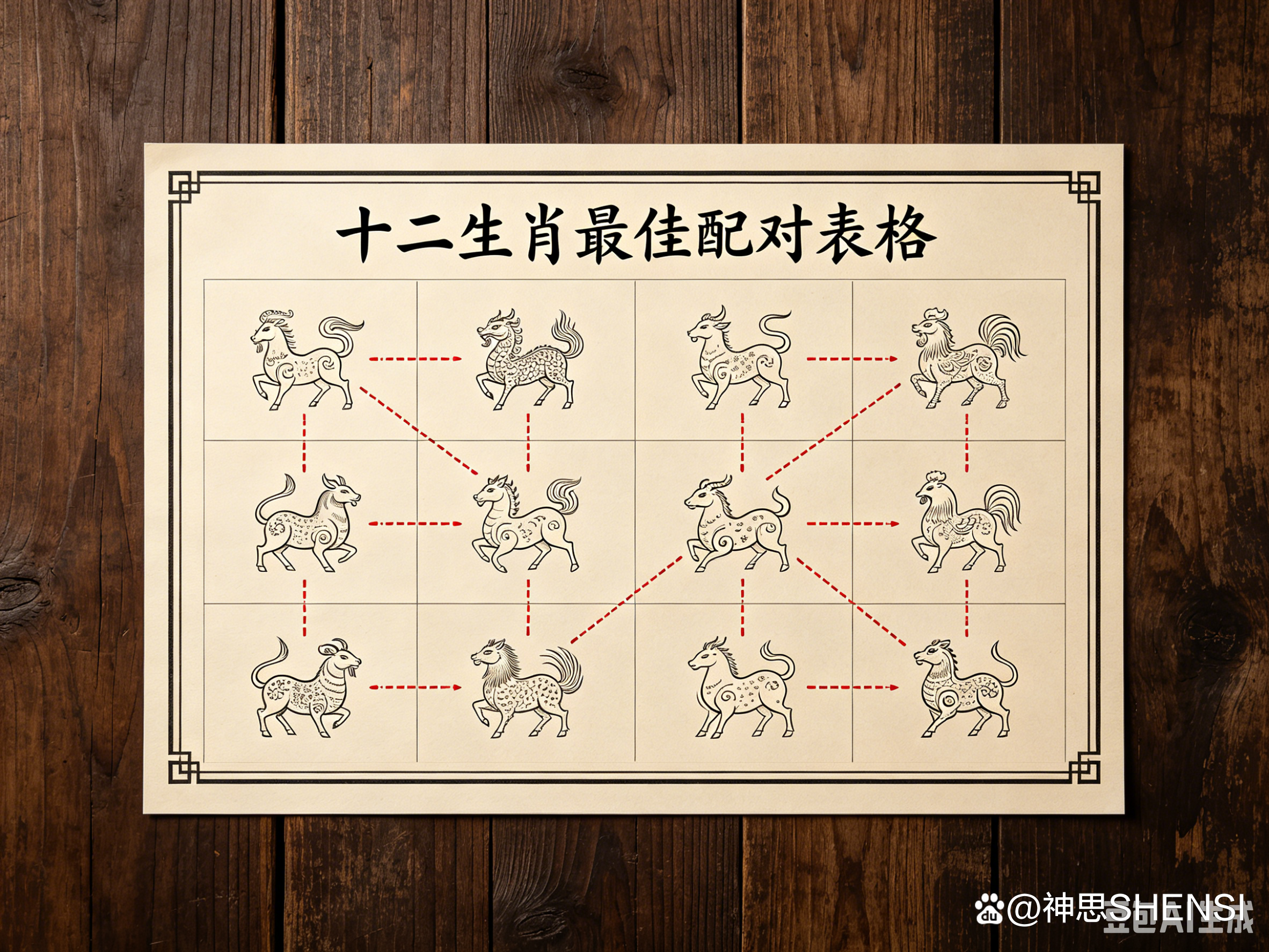 十二生肖最佳配对表格(十二生肖最佳配对表格1993)