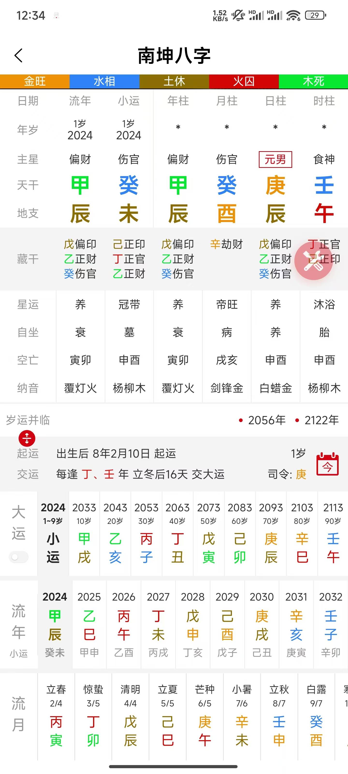 九龙道长八字排盘(九龙先生八字课程全集)