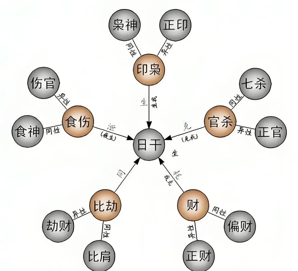 看八字顺序图和例子(四柱八字入门详细步骤完整篇)