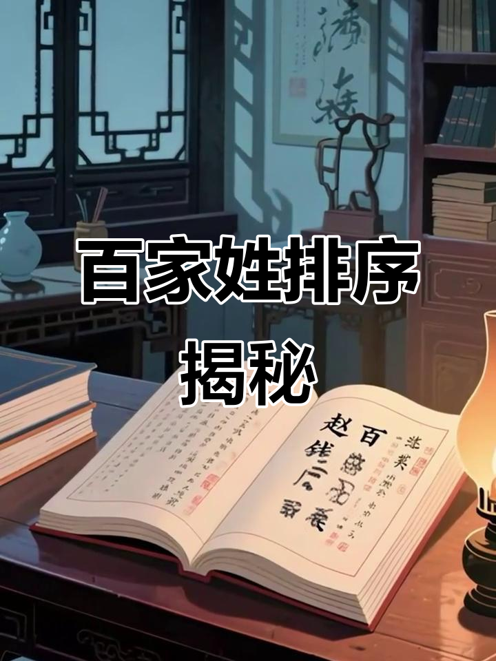 百家姓排列顺序(百家姓排列顺序名单)