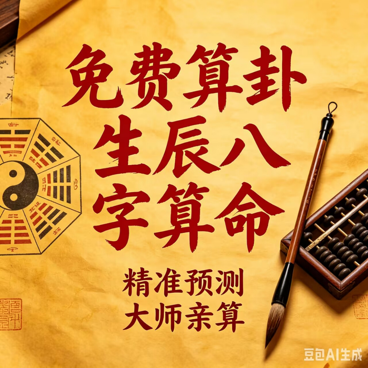 易经八字免费算命生辰八字测算(易经八字免费算命生辰八字测算详解)