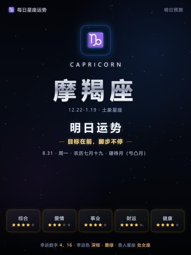 摩羯座明日运势有好事发生吗(摩羯座明日运势有好事发生吗女生)