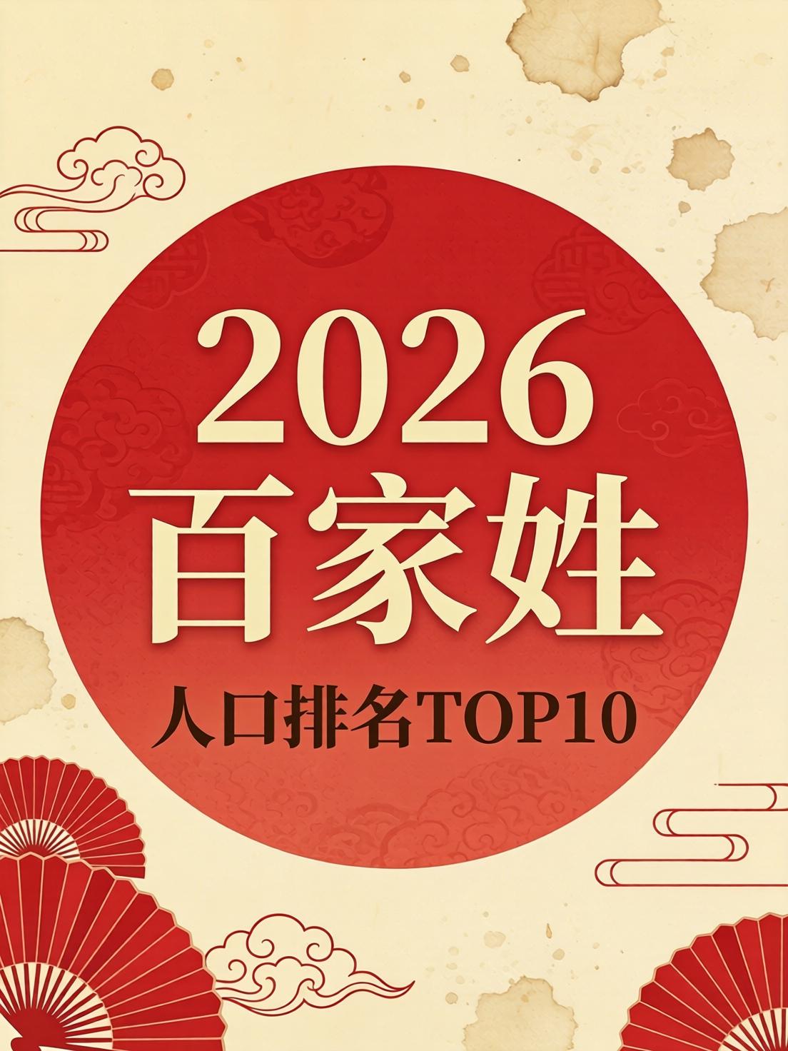 最新全国百家姓排名前十的(2026最新百家姓前500名) 最新全国百家姓排名前十的(2026最新百家姓前500名)