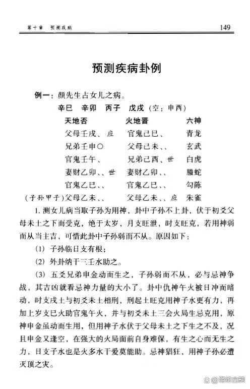 六爻预测疾病详解(六爻预测疾病爻象代表) 六爻预测疾病详解(六爻预测疾病爻象代表)