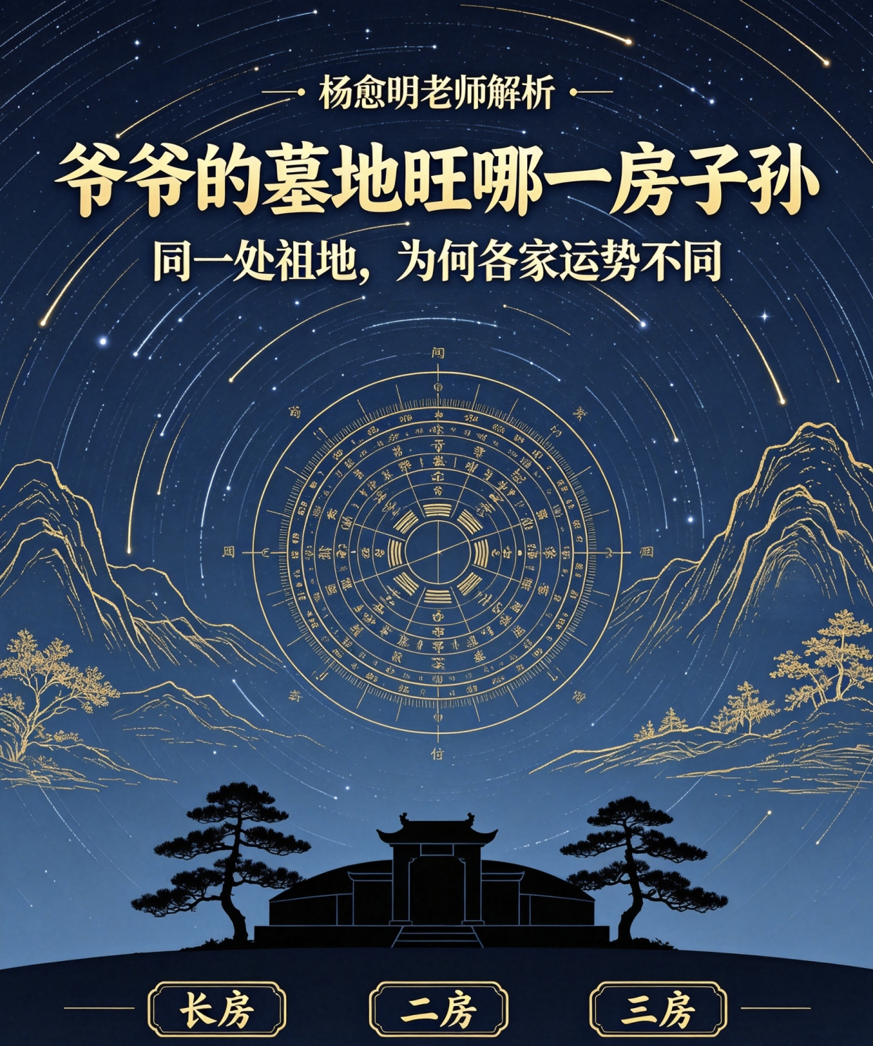 怎么看祖坟发哪一房(祖坟长房二房三房口诀)
