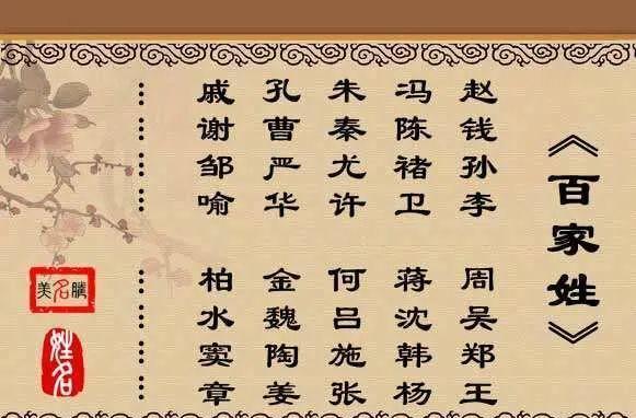 百家姓有多少姓氏排名(百家姓有多少姓氏排名第一) 百家姓有多少姓氏排名(百家姓有多少姓氏排名第一)