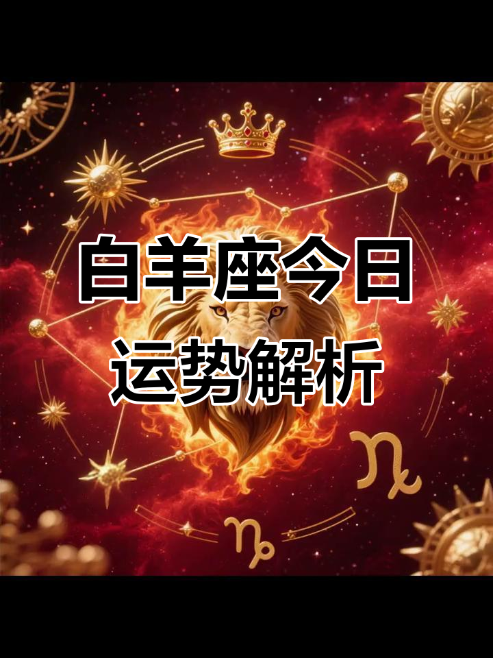 白羊座运势今日运势查询(白羊座运势今日运势查询女)