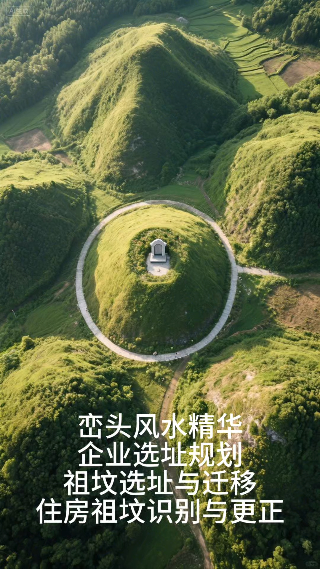 墓地风水布局图解(墓地风水100例图解)