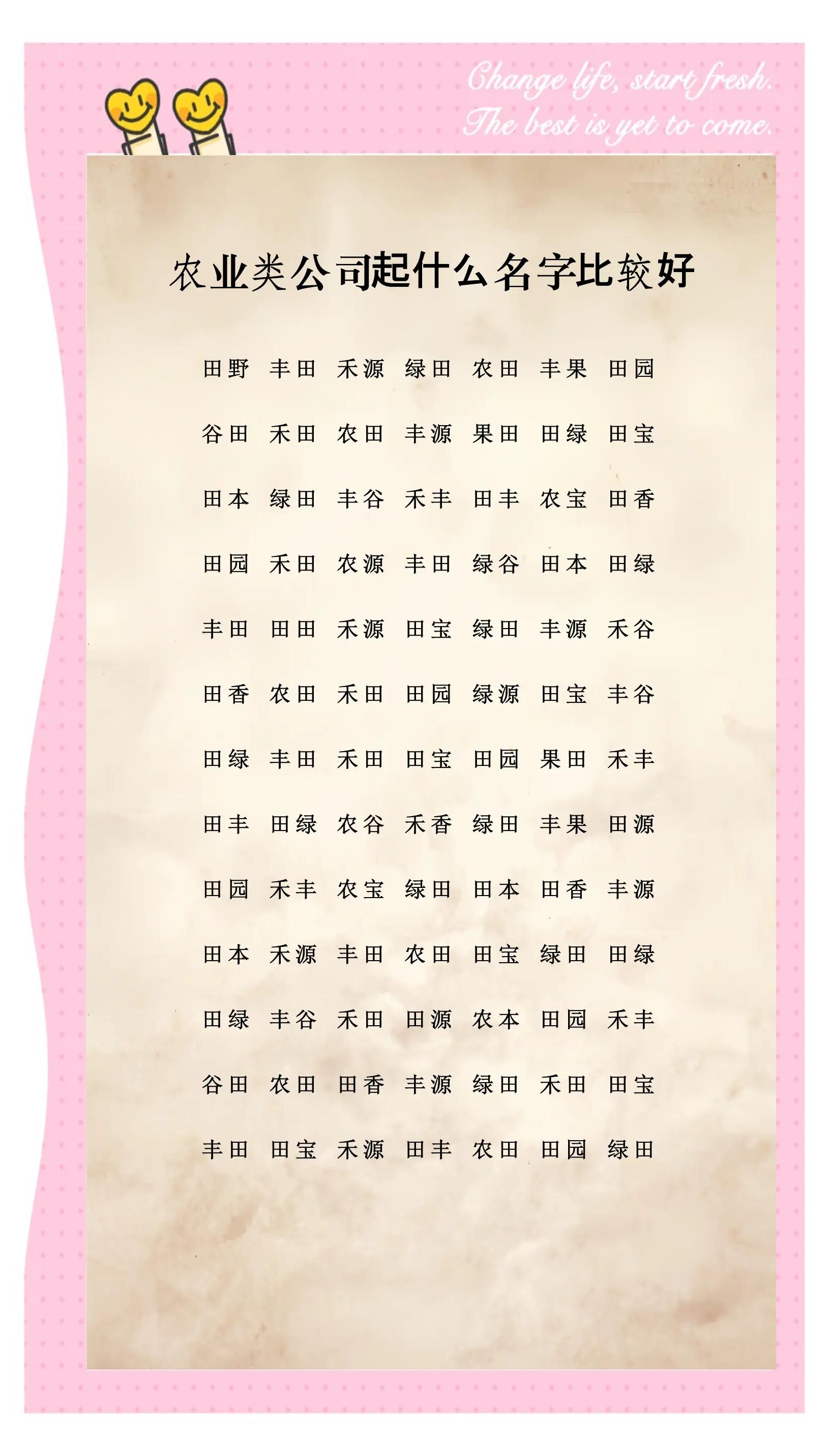 起名改名字大全(起名大全免费最新版)