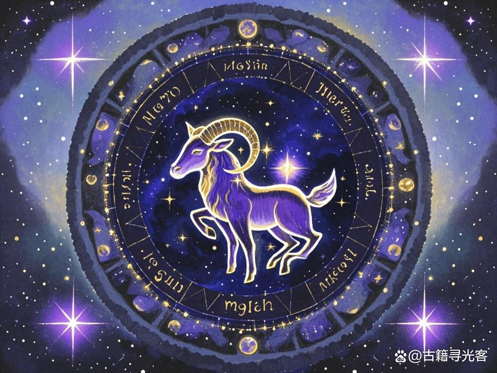 摩羯座星象图(摩羯座星象图壁纸)