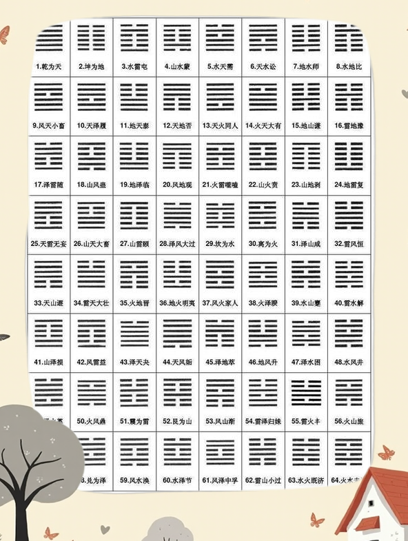 免费摇卦易经六十四卦(摇卦易经六十四卦金钱课) 免费摇卦易经六十四卦(摇卦易经六十四卦金钱课)